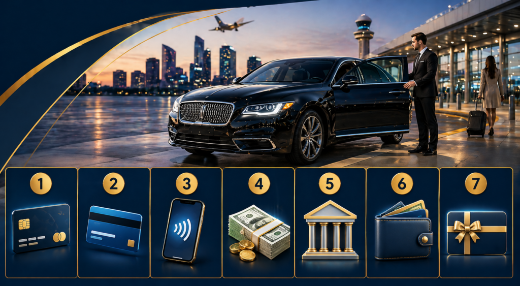 Airport Car Service Jacksonville  7 Payment Options Offered
